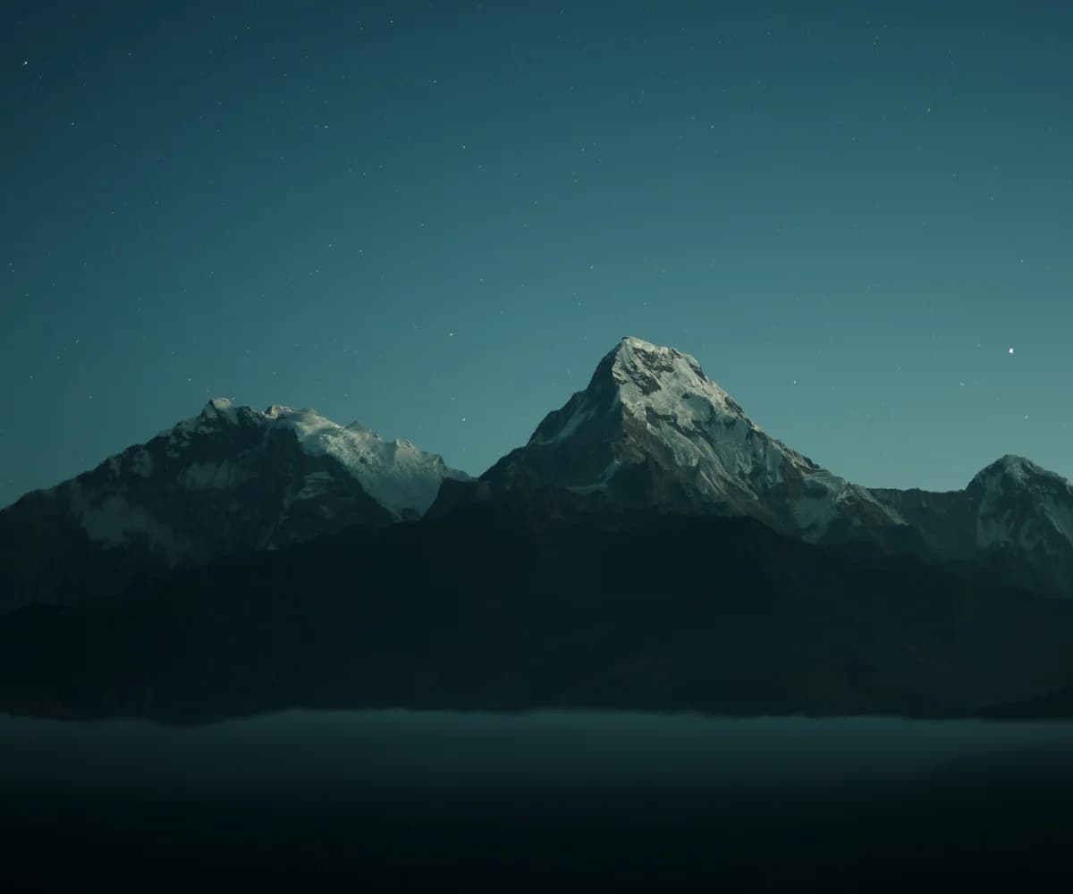 Snow-covered Himalayan peaks